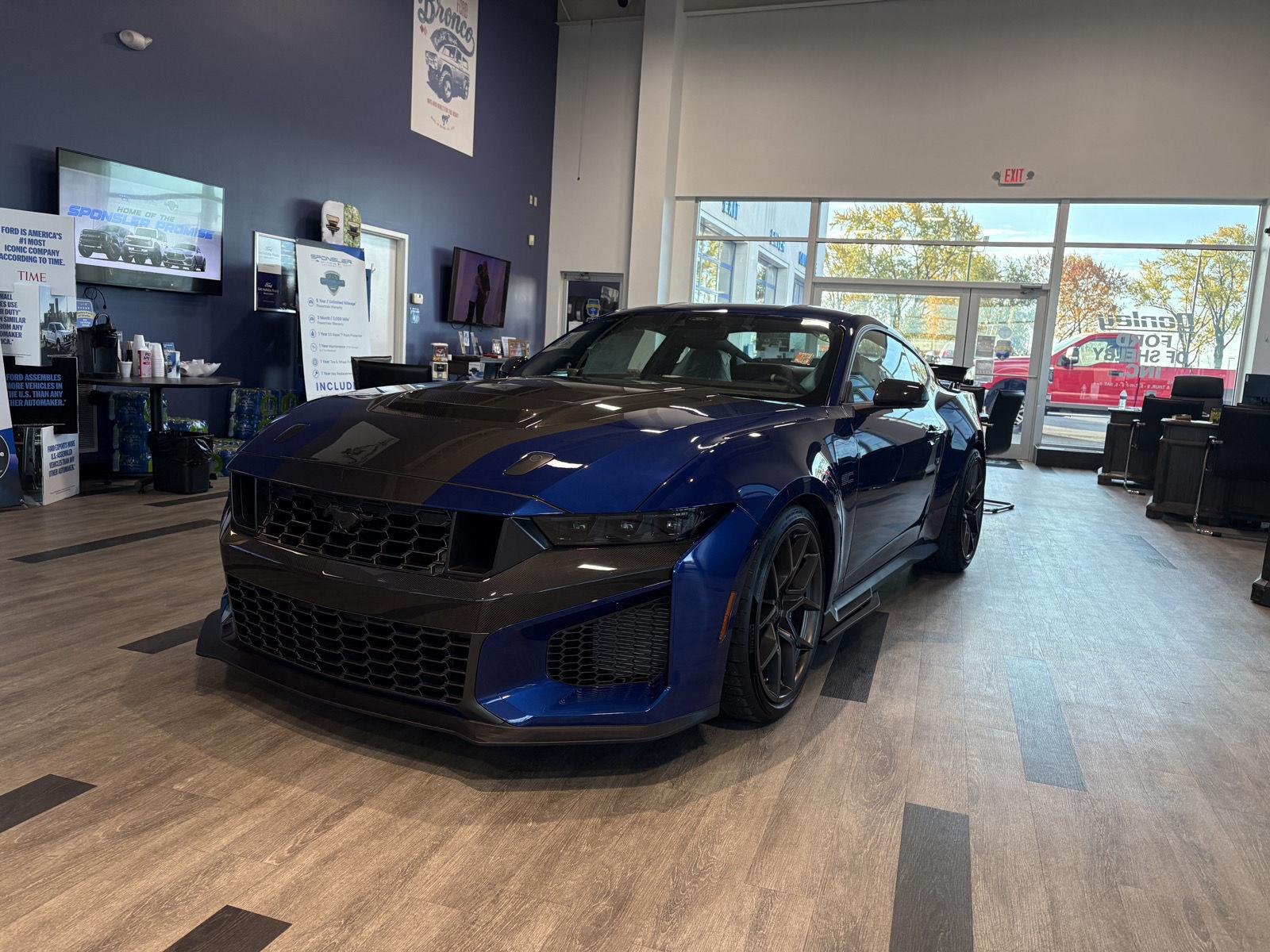 Argon Blue Metallic 2026 Ford Mustang Coupe Rear-Wheel Drive 7-Speed Automatic