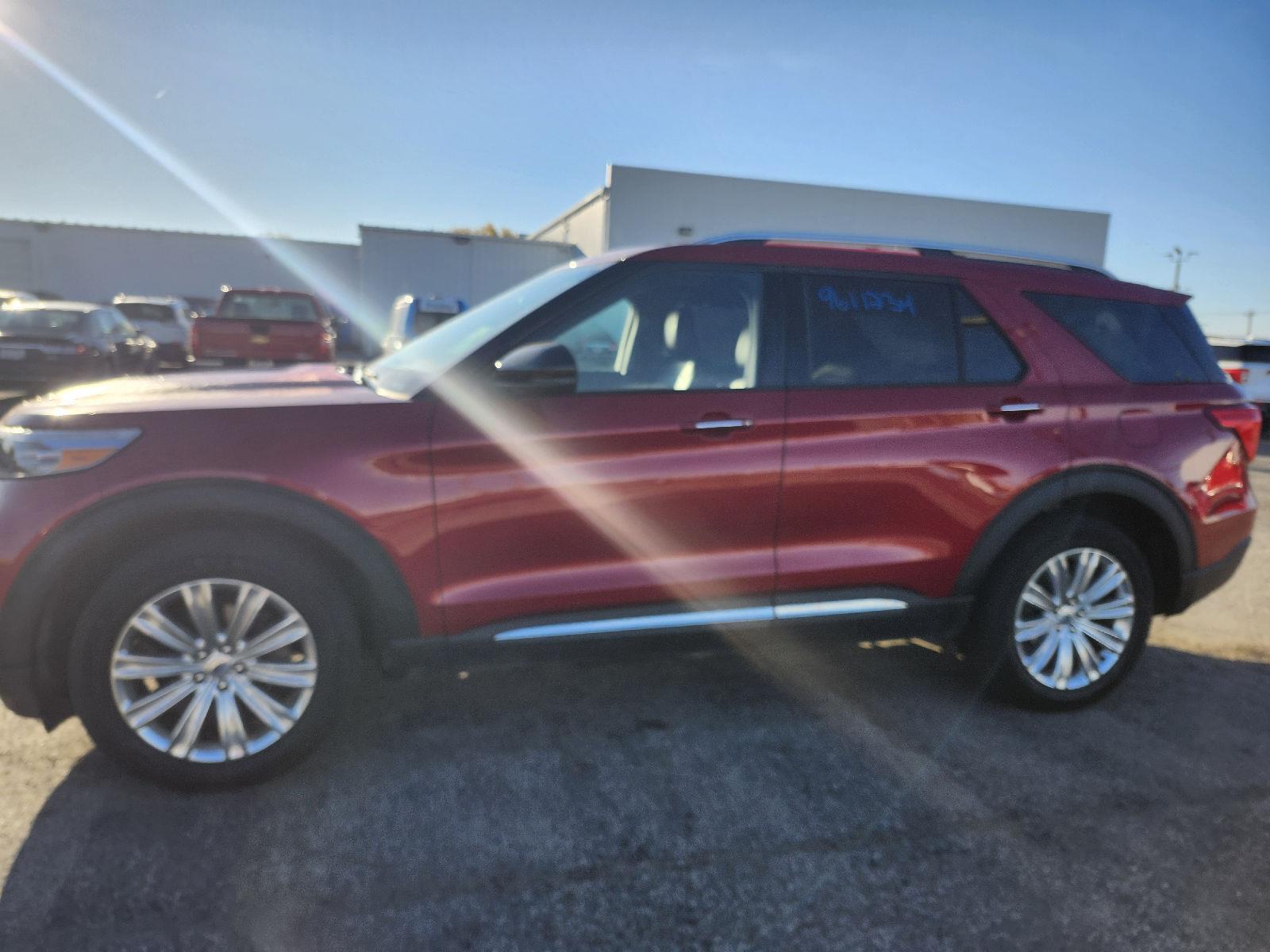 2023 Rapid Red Metallic Tinted Clearcoat Ford Explorer Limited 4X4 SUV