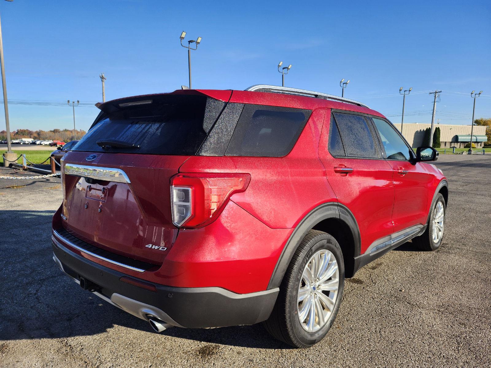 2023 Rapid Red Metallic Tinted Clearcoat Ford Explorer Limited 4X4 SUV