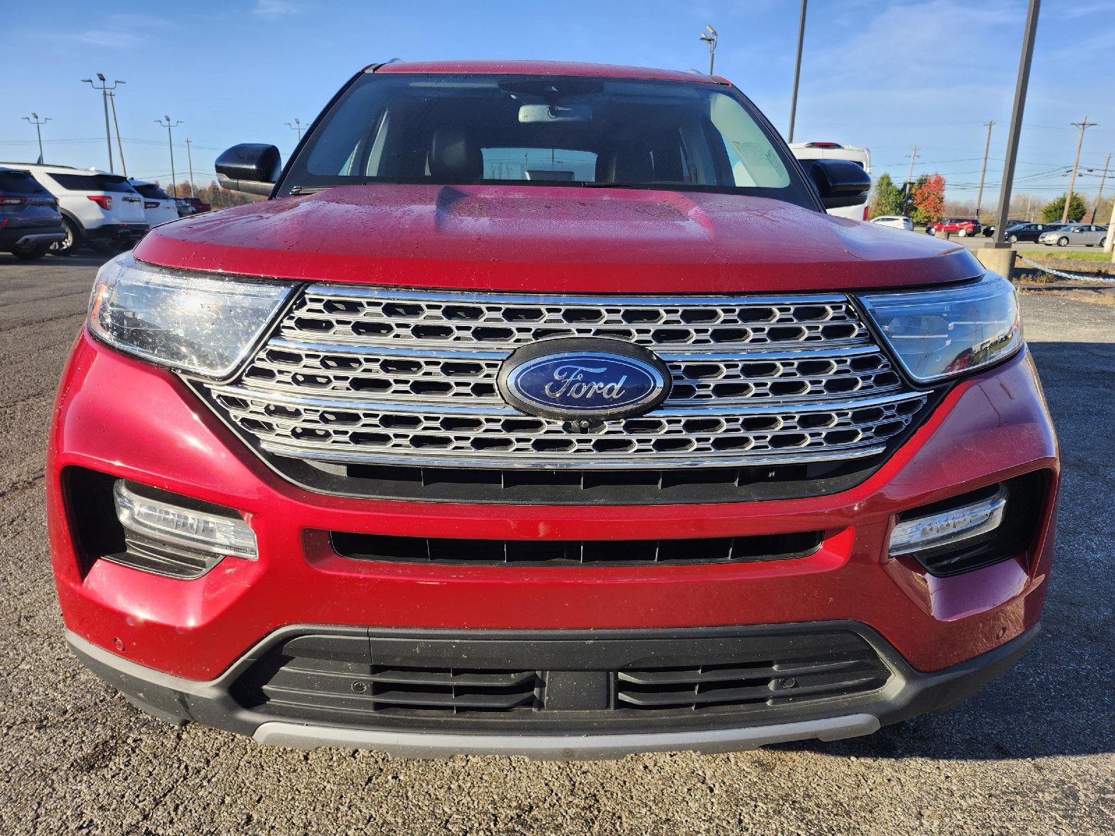2023 Rapid Red Metallic Tinted Clearcoat Ford Explorer Limited 4X4 SUV