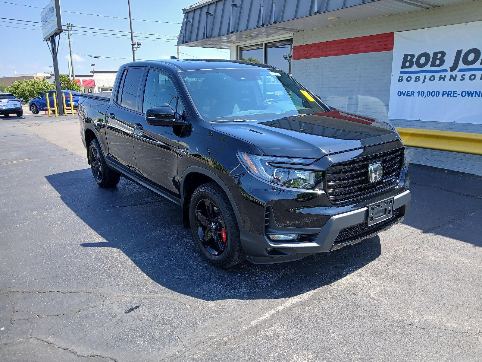 Crystal Black Pearl 2023 Honda Ridgeline Pickup Truck All-Wheel Drive Automatic