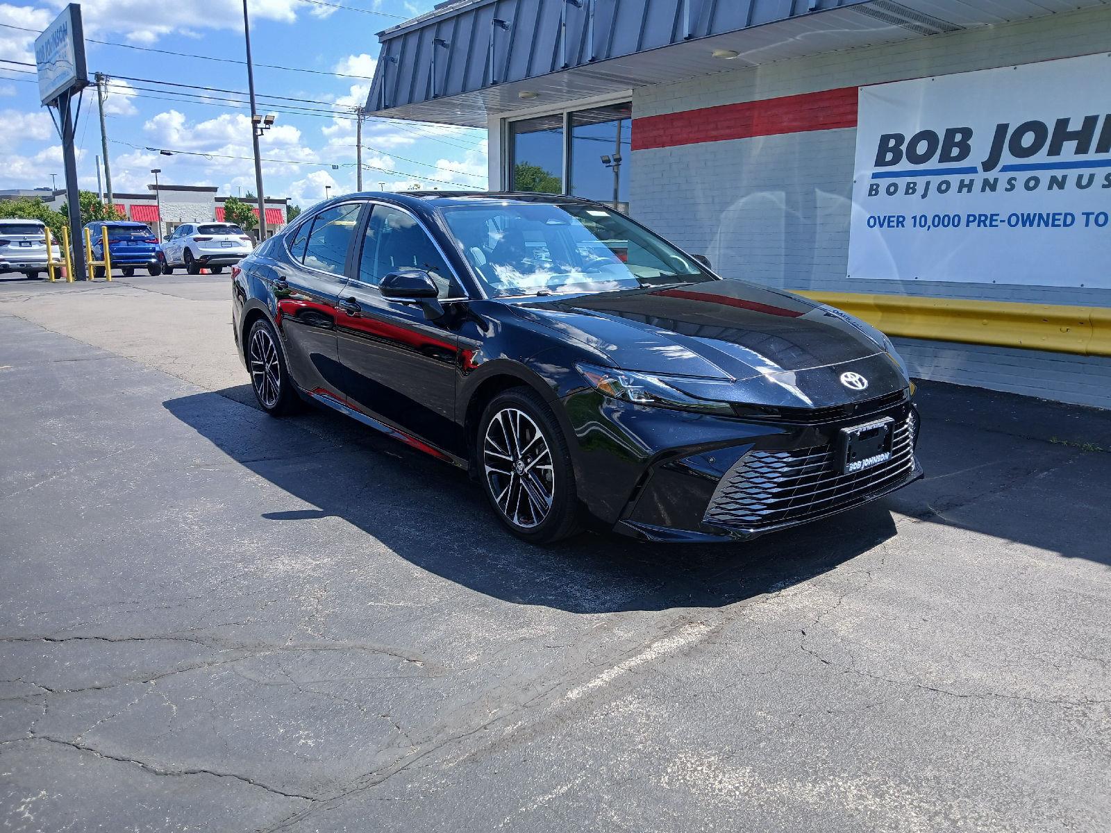 Midnight Black Metallic 2025 Toyota Camry Sedan All-Wheel Drive Continuously Variable Transmission