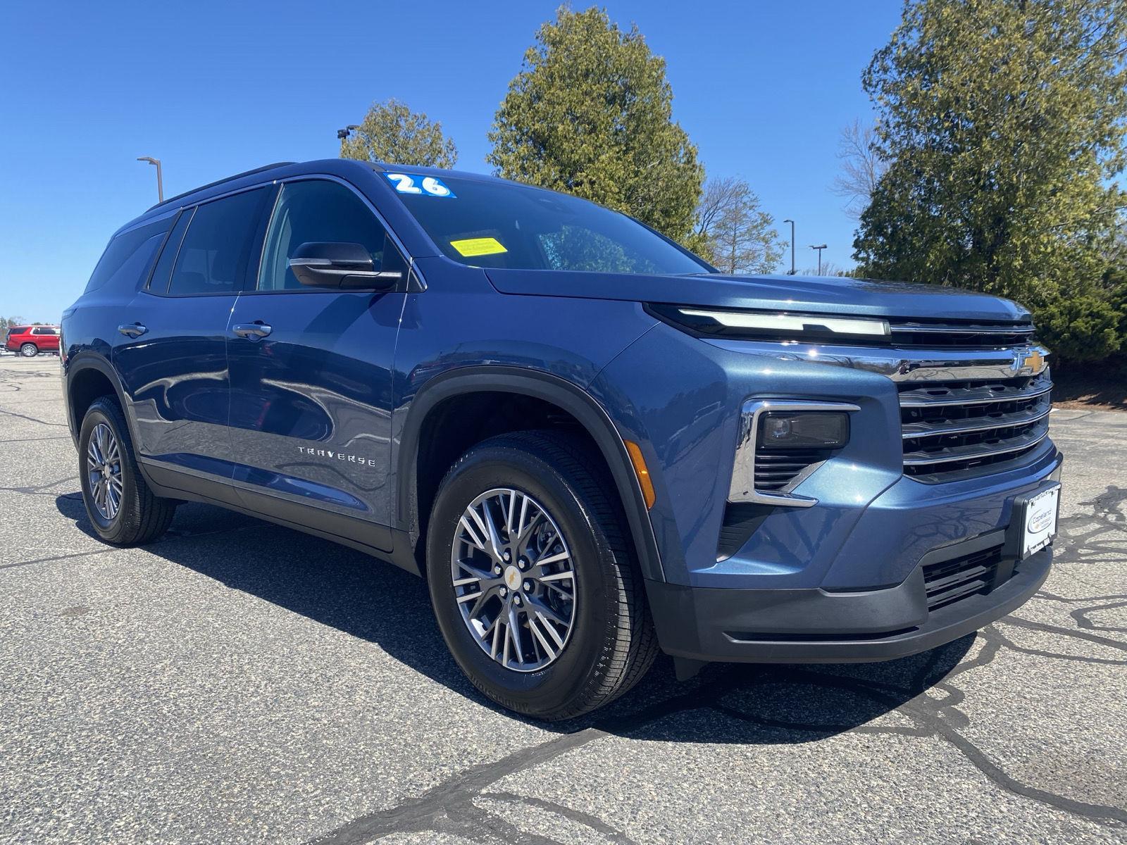 Lakeshore Blue Metallic 2026 Chevrolet Traverse LT AWD SUV / Crossover Four-Wheel Drive 8-Speed Automatic