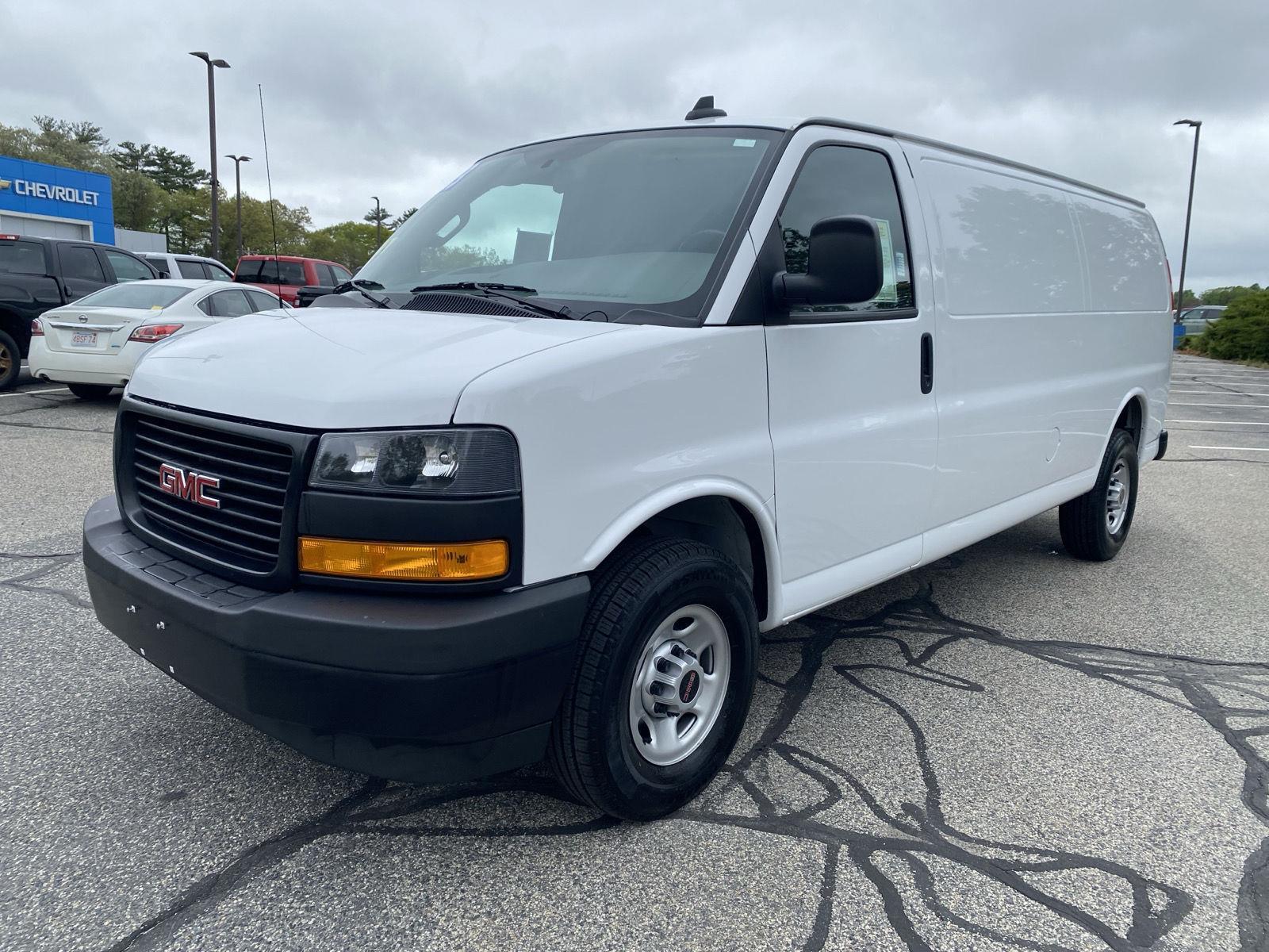 Summit White 2023 GMC Savana Cargo Van Rear-Wheel Drive 8-Speed Automatic