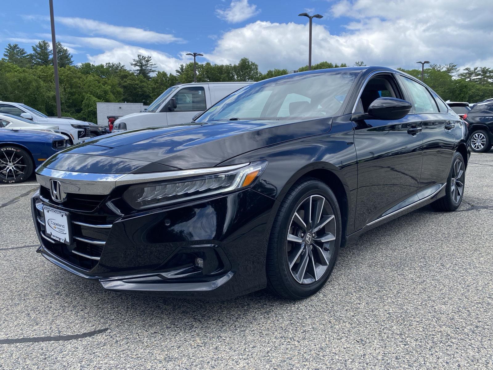 Crystal Black Pearl 2021 Honda Accord Sedan Front-Wheel Drive Continuously Variable Transmission