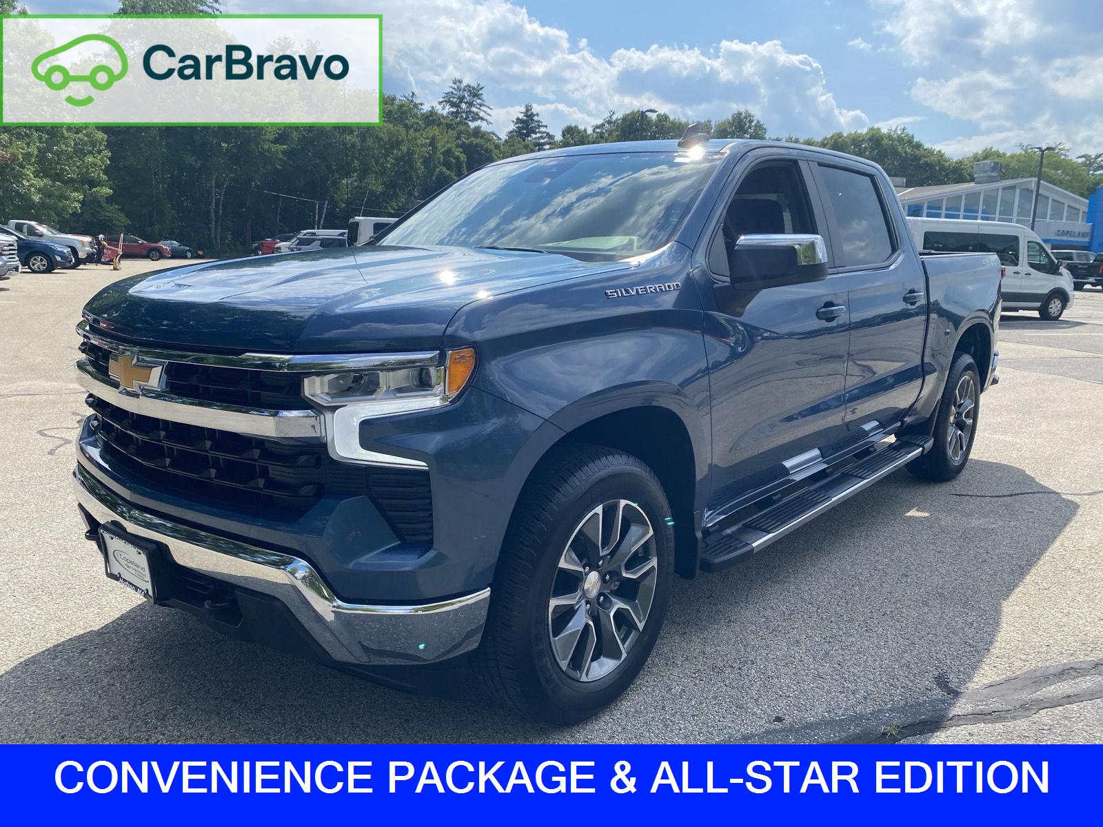 Lakeshore Blue Metallic 2024 Chevrolet Silverado 1500 Pickup Truck Four-Wheel Drive 8-Speed Automatic