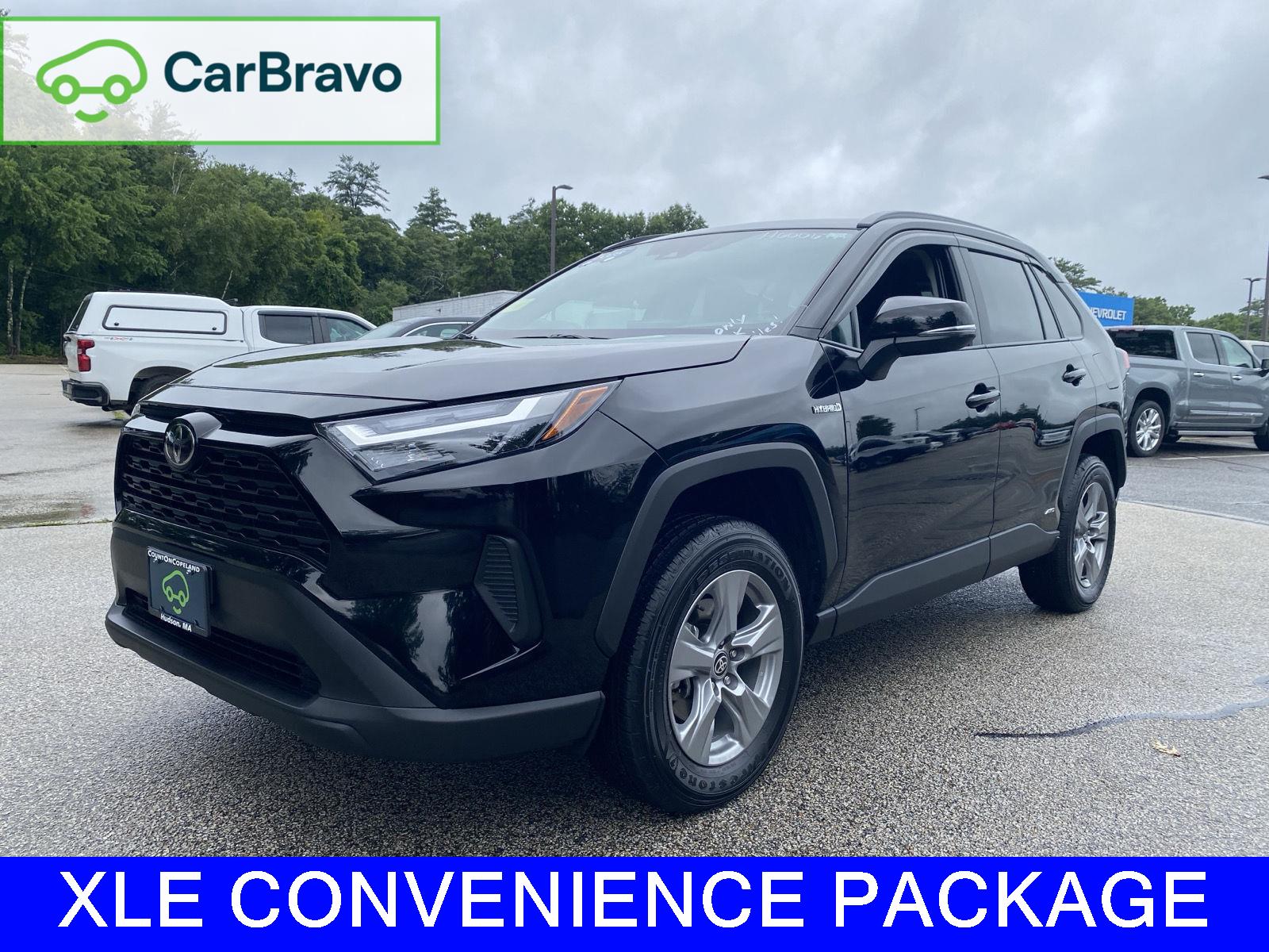 Midnight Black Metallic 2025 Toyota RAV4 Hybrid SUV / Crossover All-Wheel Drive Continuously Variable Transmission