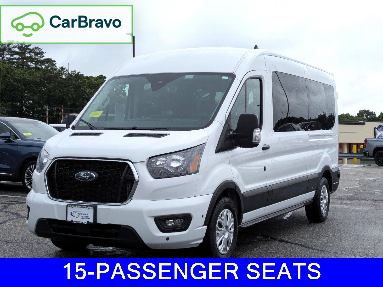 Oxford White 2024 Ford Transit Passenger Van Rear-Wheel Drive 