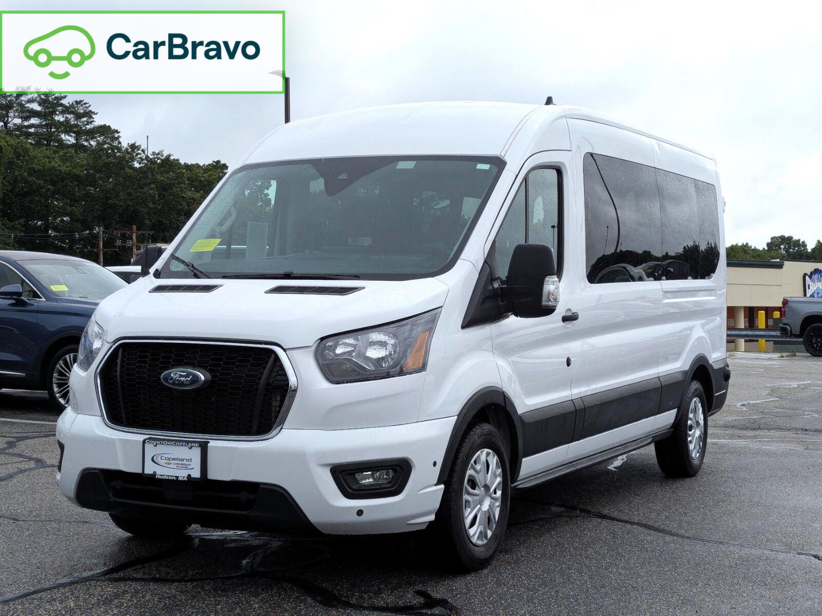 Oxford White 2024 Ford Transit Passenger Van Rear-Wheel Drive