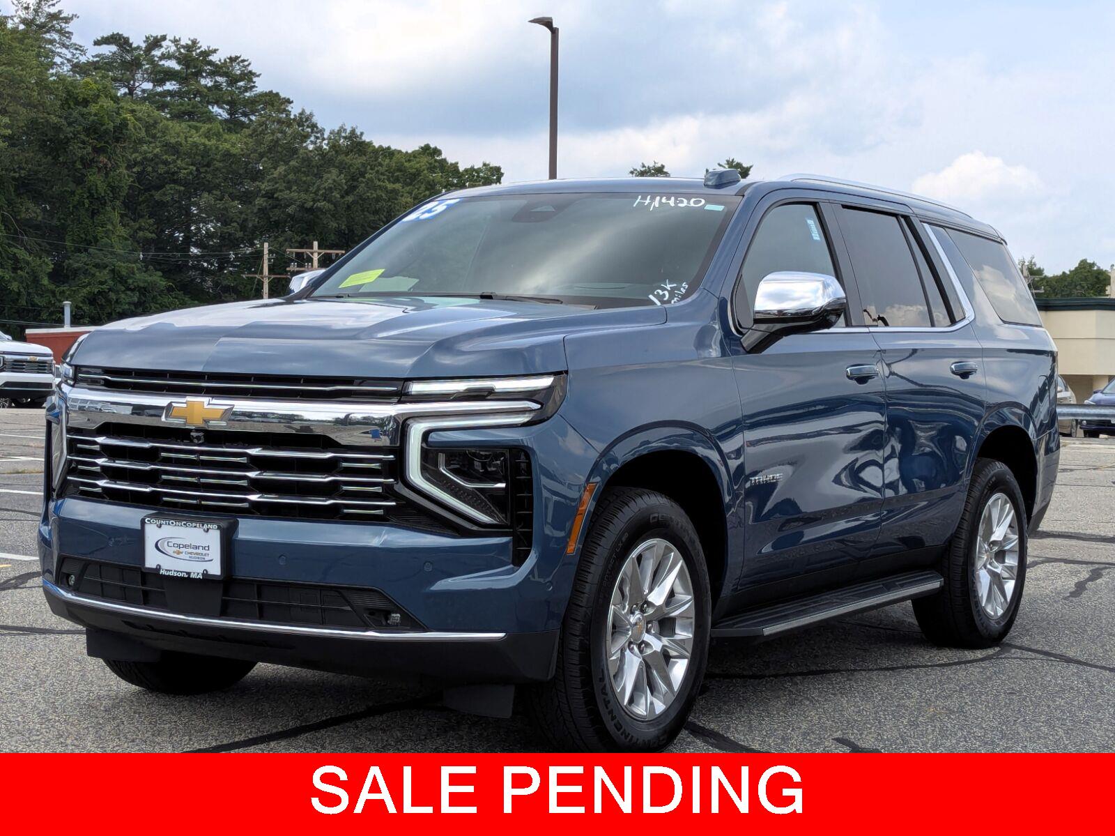 Lakeshore Blue Metallic 2025 Chevrolet Tahoe SUV / Crossover Four-Wheel Drive Automatic