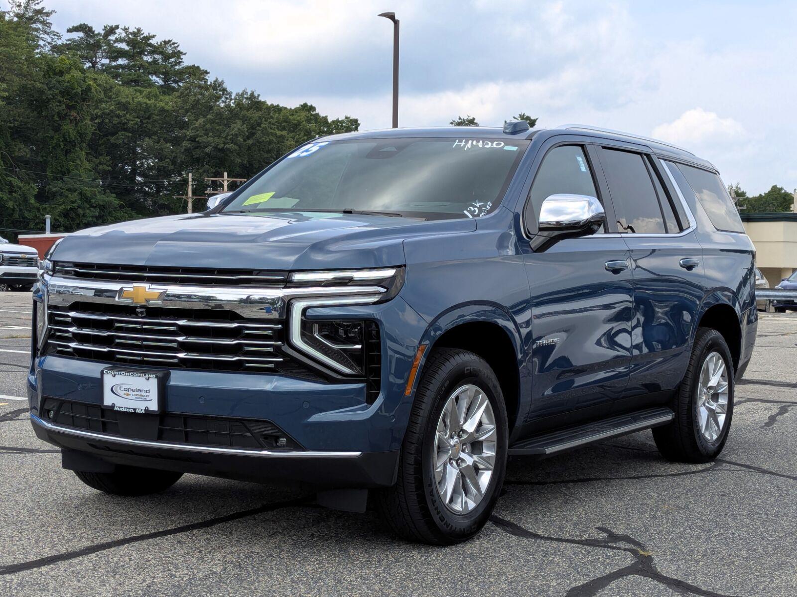 Lakeshore Blue Metallic 2025 Chevrolet Tahoe SUV / Crossover Four-Wheel Drive Automatic
