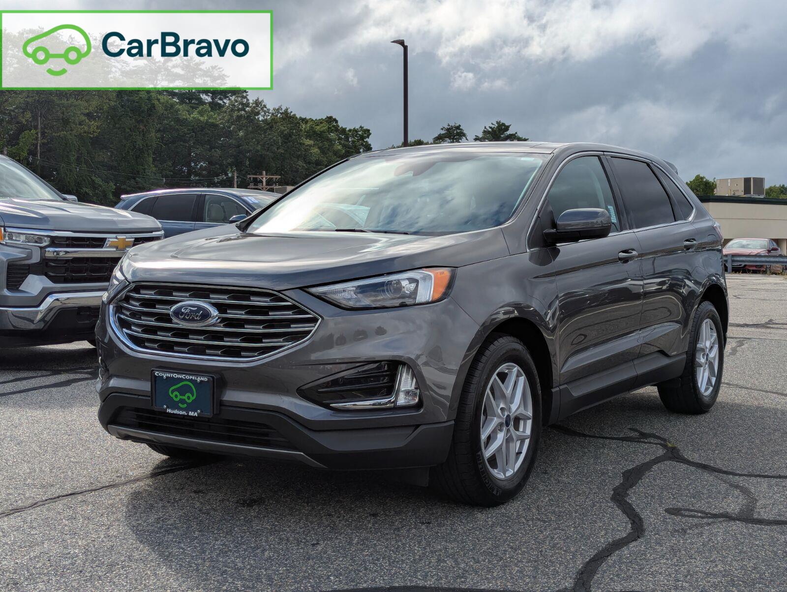 Carbonized Gray Metallic 2022 Ford Edge SUV / Crossover All-Wheel Drive 8-Speed Automatic