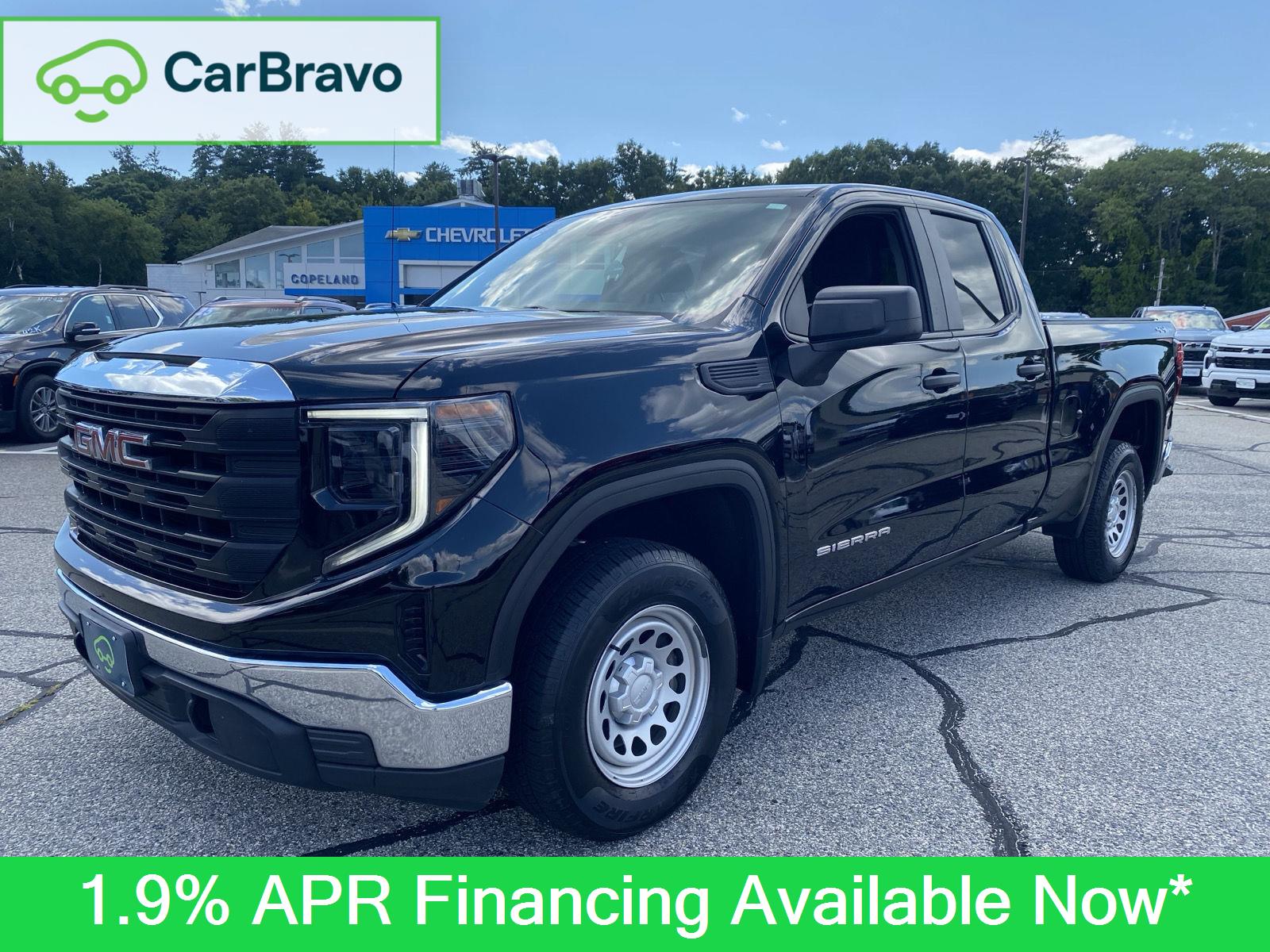 Onyx Black 2023 GMC Sierra 1500 Pickup Truck Four-Wheel Drive Automatic