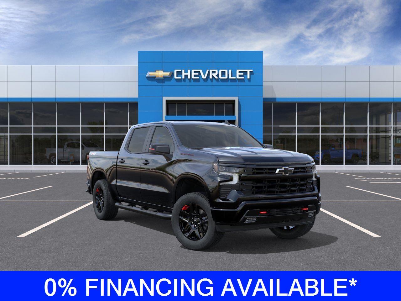 Black 2026 Chevrolet Silverado 1500 Pickup Truck Four-Wheel Drive 8-Speed Automatic