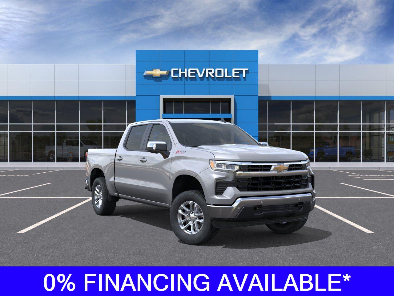 Sterling Gray Metallic 2026 Chevrolet Silverado 1500 Pickup Truck Four-Wheel Drive 8-Speed Automatic