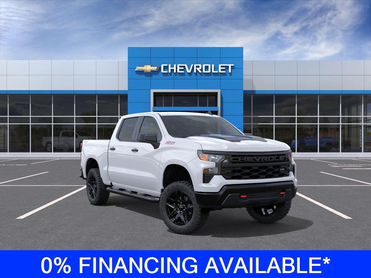 Summit White 2026 Chevrolet Silverado 1500 Pickup Truck Four-Wheel Drive Automatic