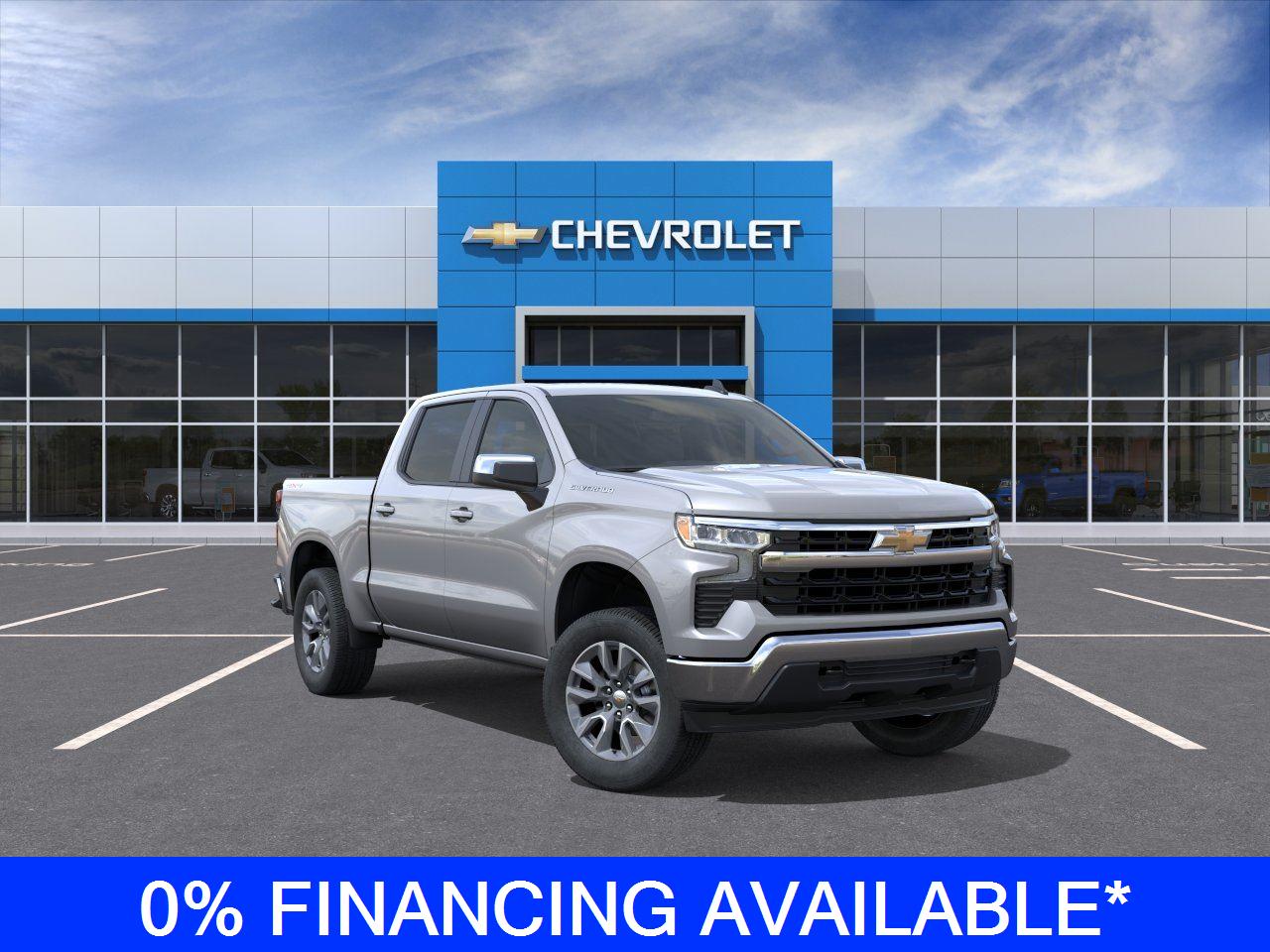 Sterling Gray Metallic 2026 Chevrolet Silverado 1500 Pickup Truck Four-Wheel Drive 8-Speed Automatic