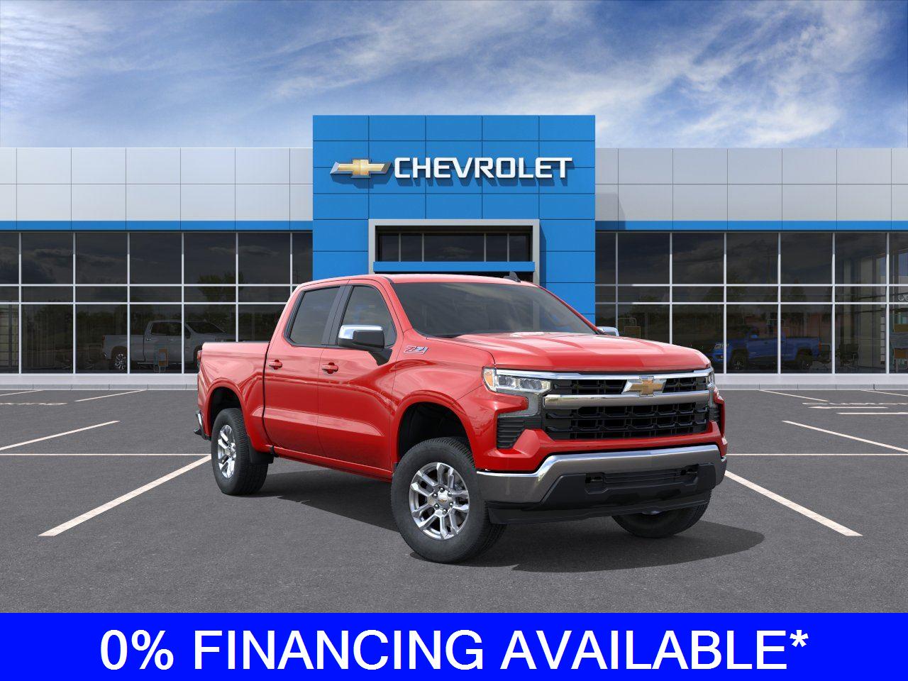 Red Hot 2026 Chevrolet Silverado 1500 Pickup Truck Four-Wheel Drive Automatic