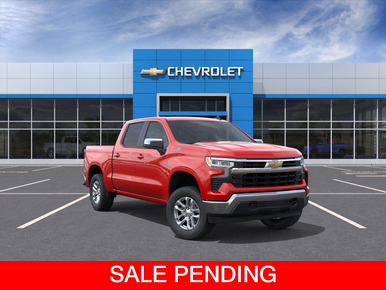 Red Hot 2026 Chevrolet Silverado 1500 Pickup Truck Four-Wheel Drive Automatic