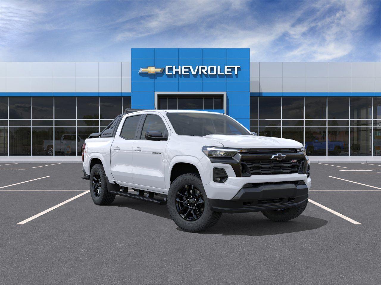 Summit White 2026 Chevrolet Colorado Pickup Truck Four-Wheel Drive 8-Speed Automatic