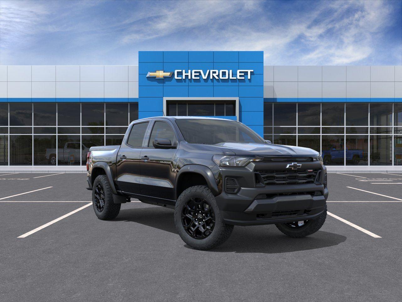 Black 2026 Chevrolet Colorado Pickup Truck Four-Wheel Drive 8-Speed Automatic