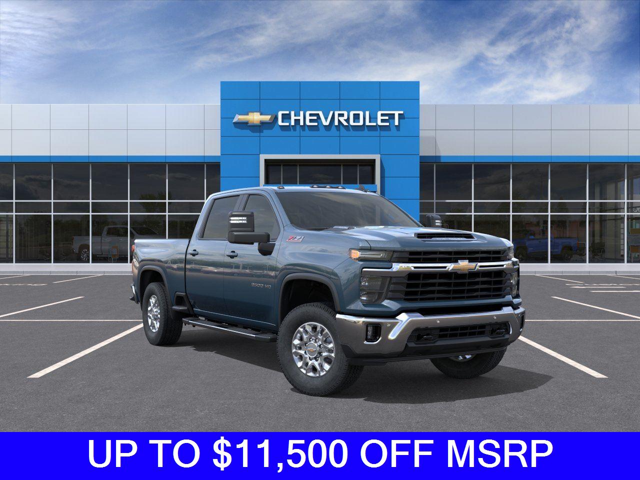 Lakeshore Blue Metallic 2026 Chevrolet Silverado 2500HD Pickup Truck Four-Wheel Drive Automatic
