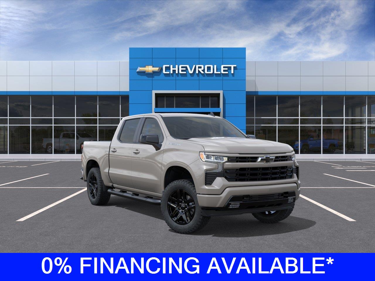 White Sands 2026 Chevrolet Silverado 1500 Pickup Truck Four-Wheel Drive 8-Speed Automatic