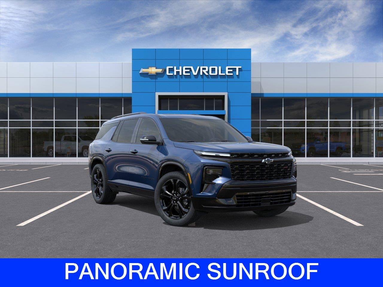 Twilight Blue 2027 Chevrolet Traverse SUV / Crossover Four-Wheel Drive 8-Speed Automatic
