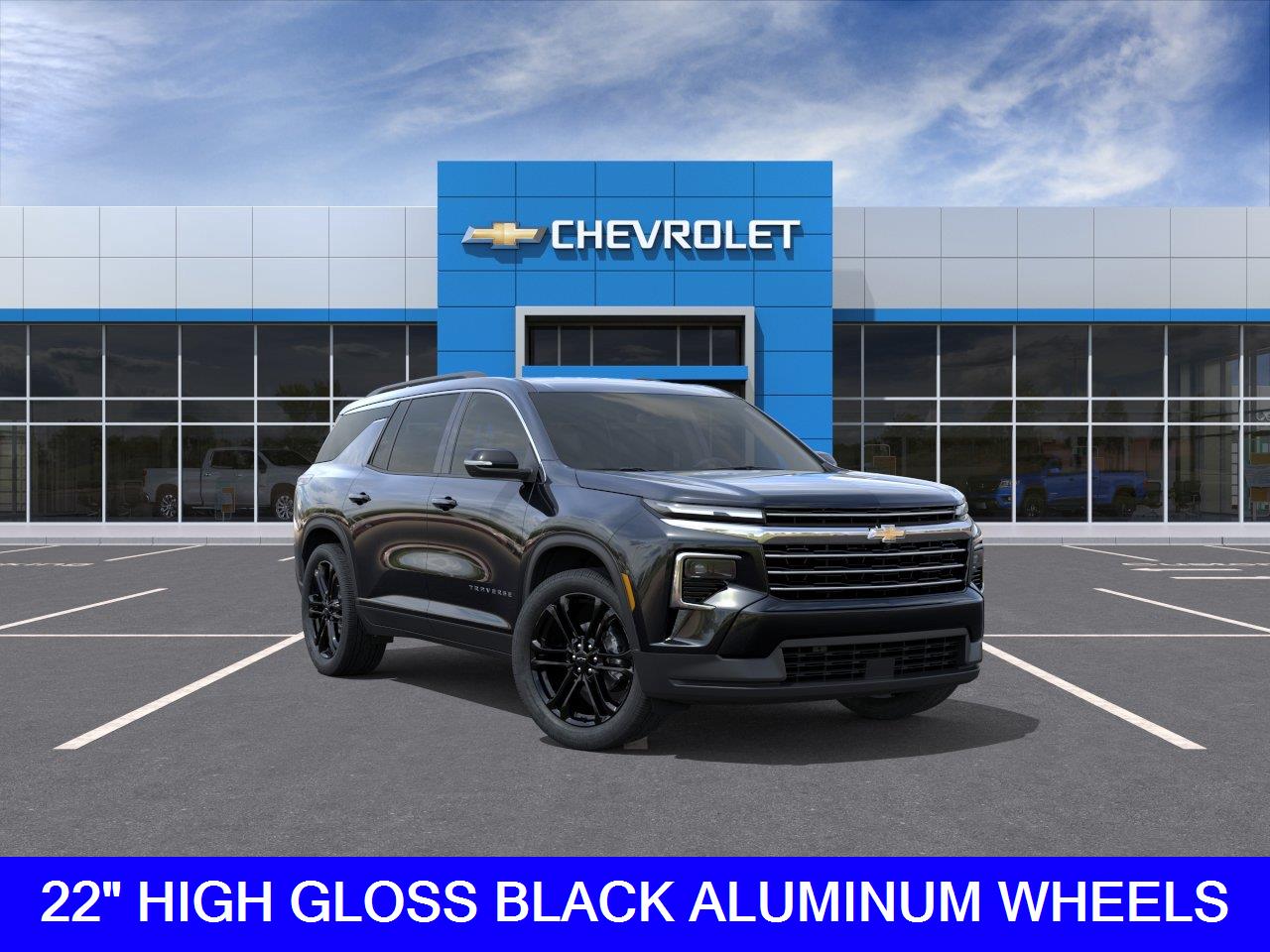 Mosaic Black Metallic 2027 Chevrolet Traverse SUV / Crossover Four-Wheel Drive 8-Speed Automatic