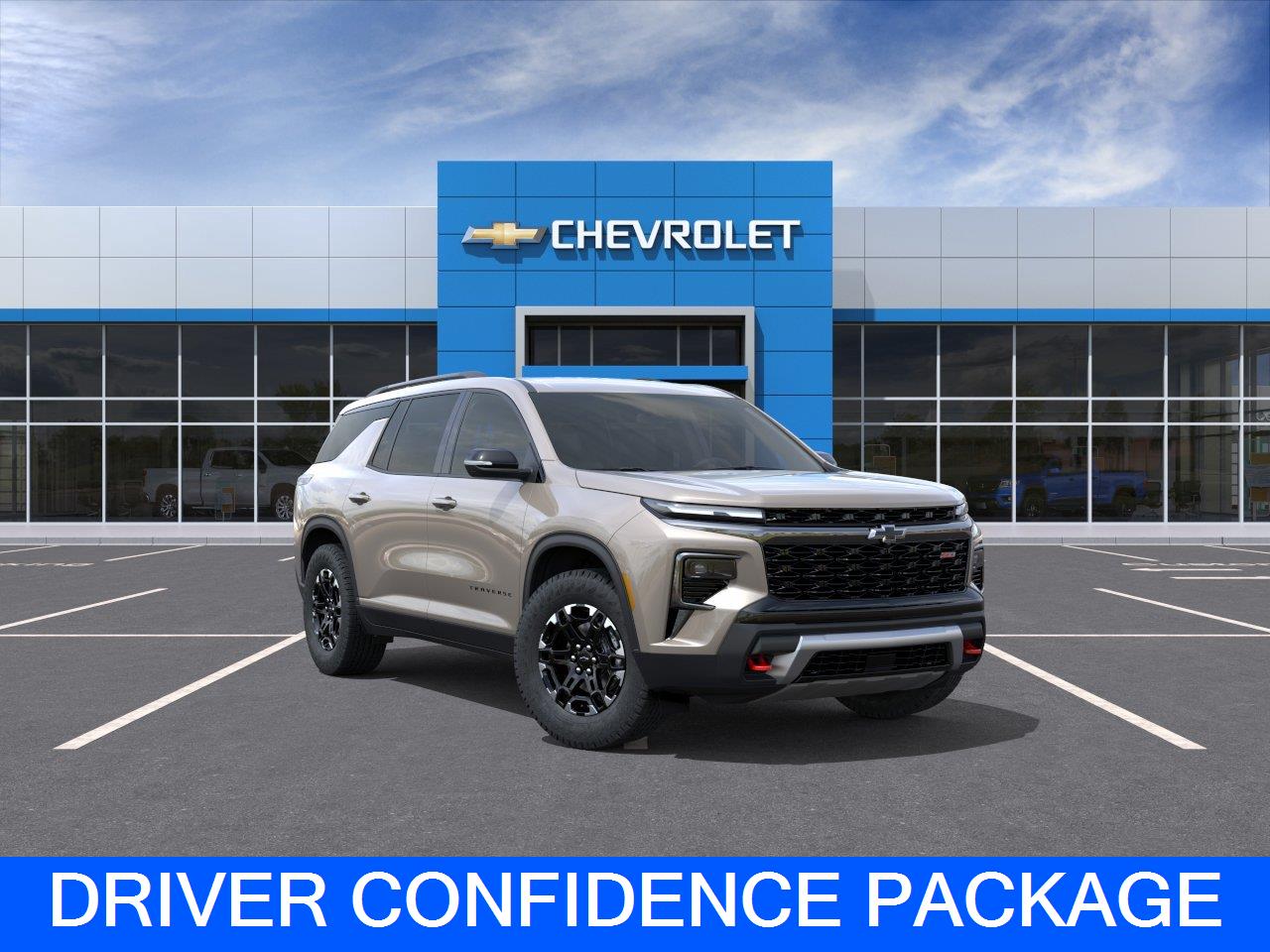 Sandstone Gray 2027 Chevrolet Traverse SUV / Crossover Four-Wheel Drive 8-Speed Automatic