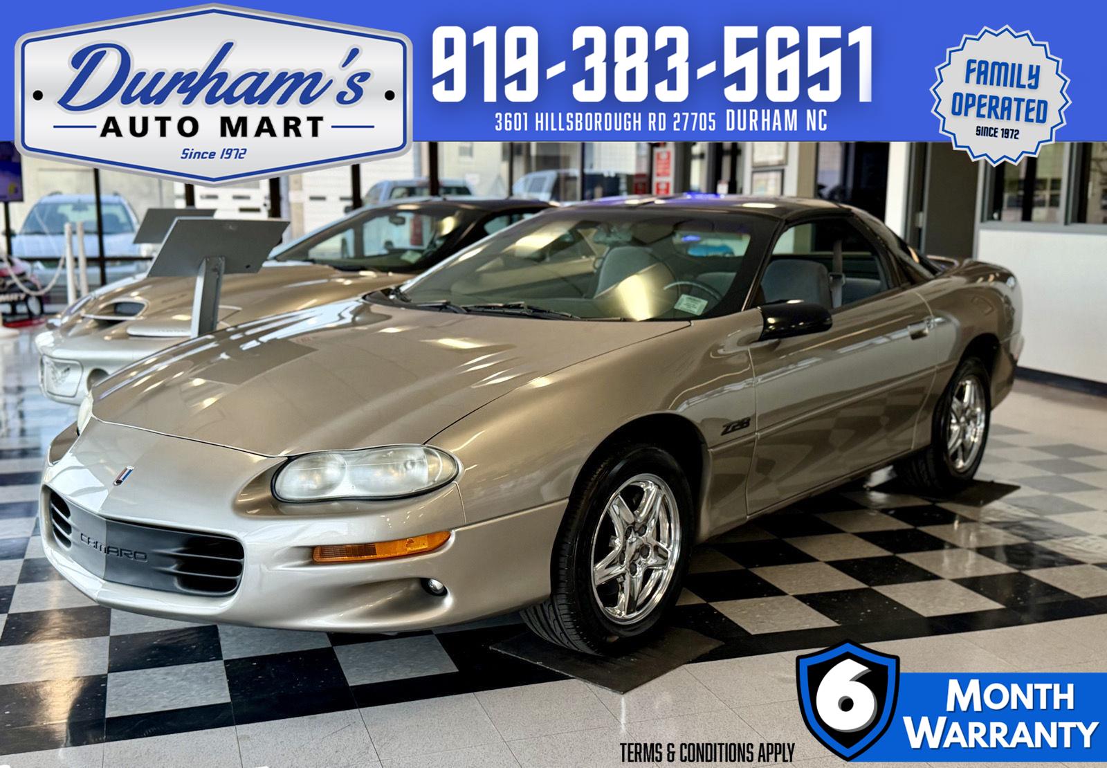Light Pewter Metallic 1999 Chevrolet Camaro Z28 Coupe RWD Coupe Rear-Wheel Drive 4-Speed Automatic Overdrive