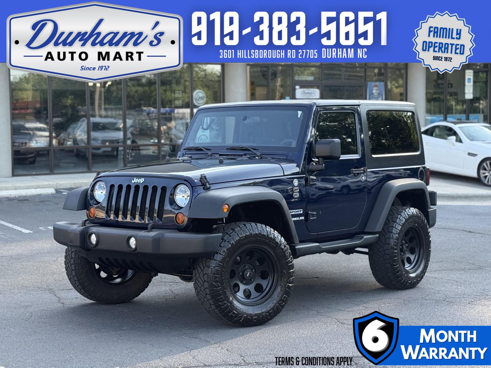 True Blue Pearl 2013 Jeep Wrangler SUV / Crossover Four-Wheel Drive 6-Speed Manual