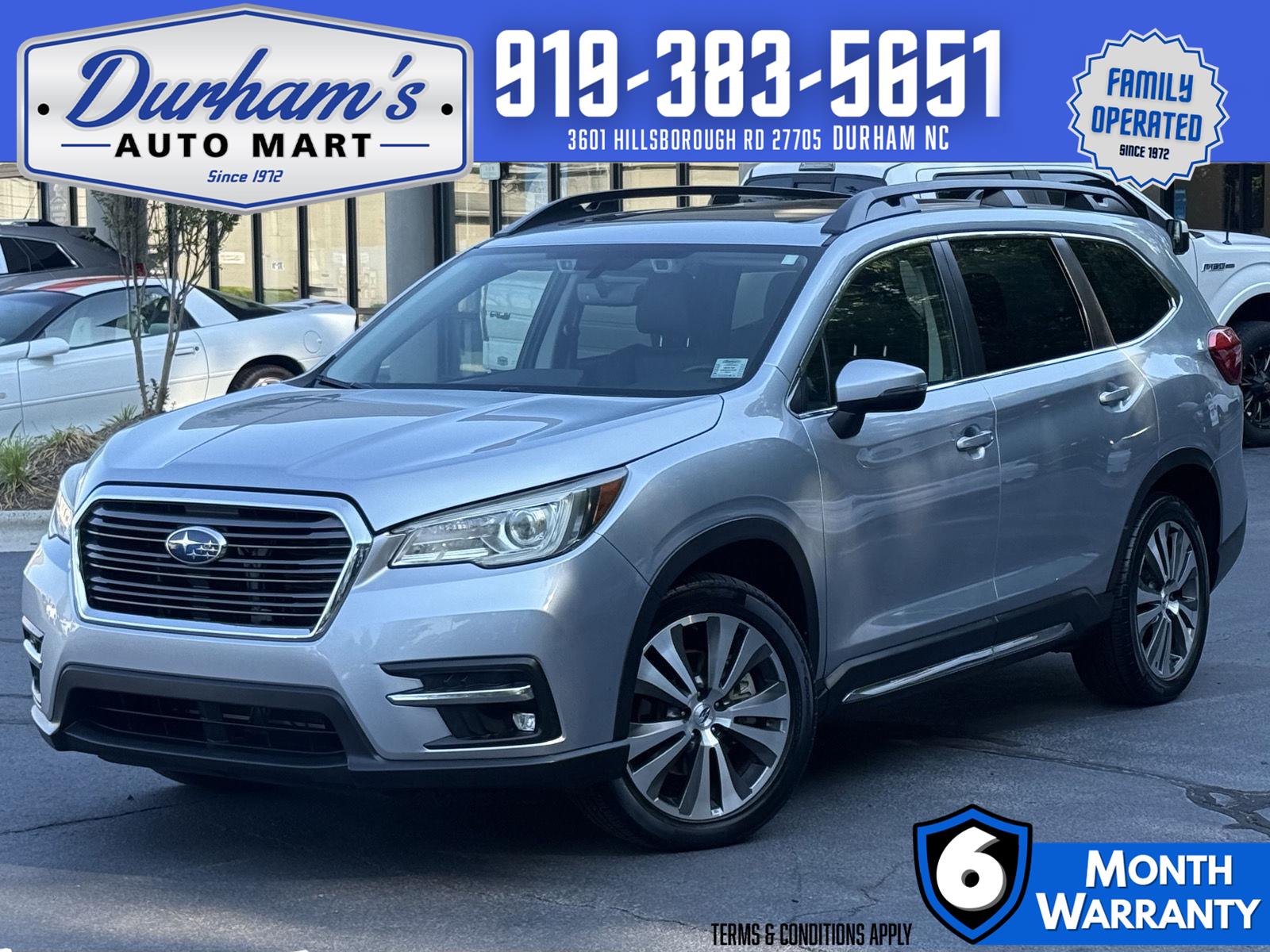 Ice Silver Metallic 2019 Subaru Ascent SUV / Crossover All-Wheel Drive Continuously Variable Transmission
