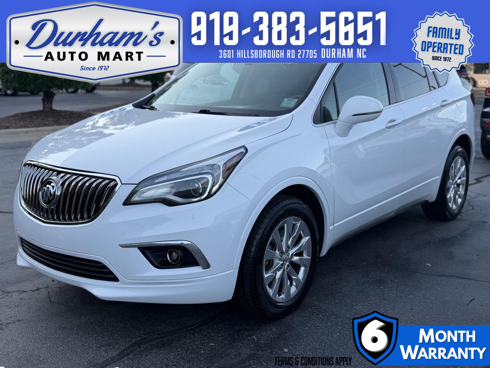 Summit White 2017 Buick Envision SUV / Crossover Front-Wheel Drive 6-Speed Automatic