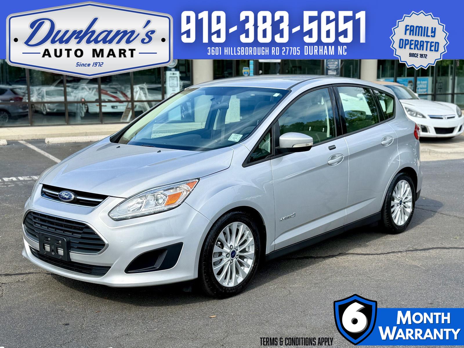 Ingot Silver Metallic 2017 Ford C-Max Hybrid Wagon Front-Wheel Drive Continuously Variable Transmission