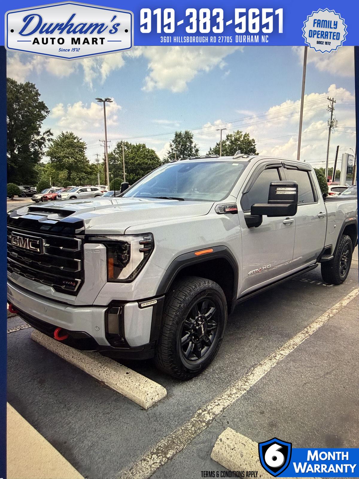 Thunderstorm Gray 2024 GMC Sierra 2500HD Pickup Truck Four-Wheel Drive Automatic