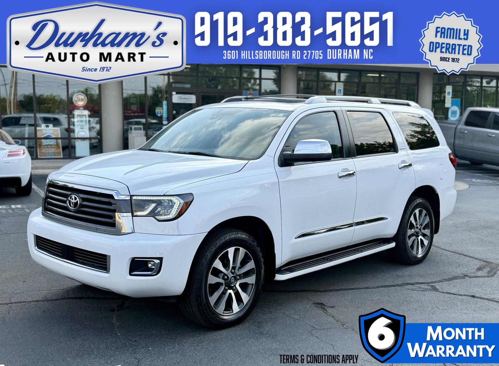 Super White 2019 Toyota Sequoia SUV / Crossover 4X2 Automatic