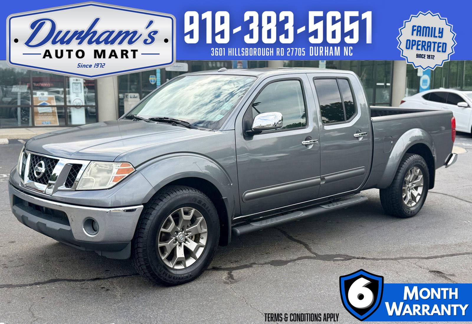 Gray (Gun Metallic) 2016 Nissan Frontier Pickup Truck Four-Wheel Drive Automatic