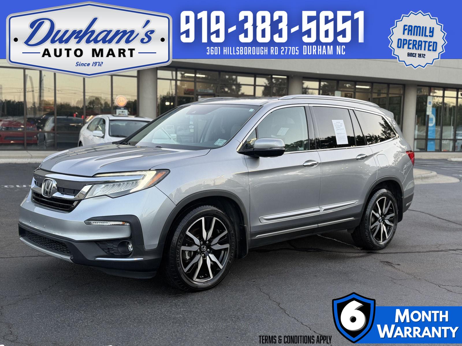 Lunar Silver Metallic 2020 Honda Pilot SUV / Crossover Front-Wheel Drive Automatic