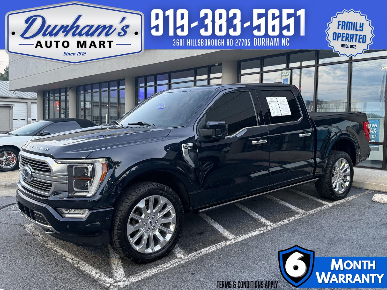 Antimatter Blue Metallic 2021 Ford F-150 Pickup Truck Four-Wheel Drive Automatic