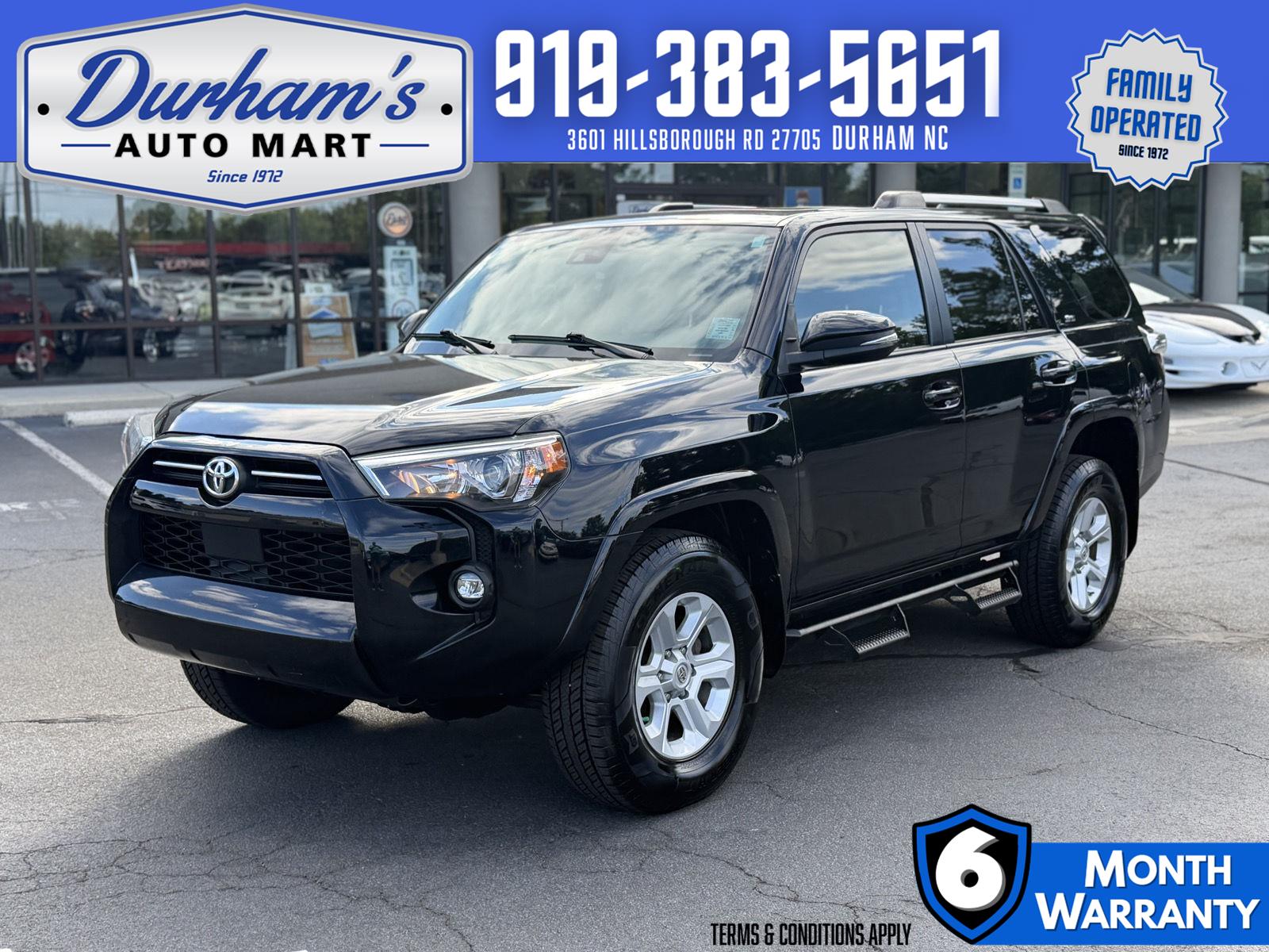 Midnight Black Metallic 2021 Toyota 4Runner SUV / Crossover Four-Wheel Drive Automatic