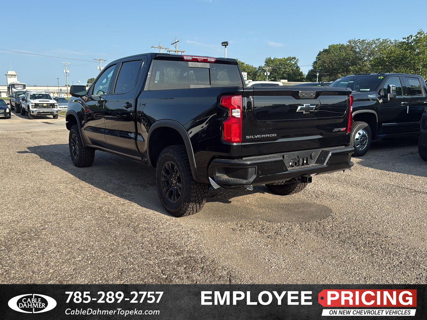 Black 2026 Chevrolet Silverado 1500 Pickup Truck Four-Wheel Drive Automatic