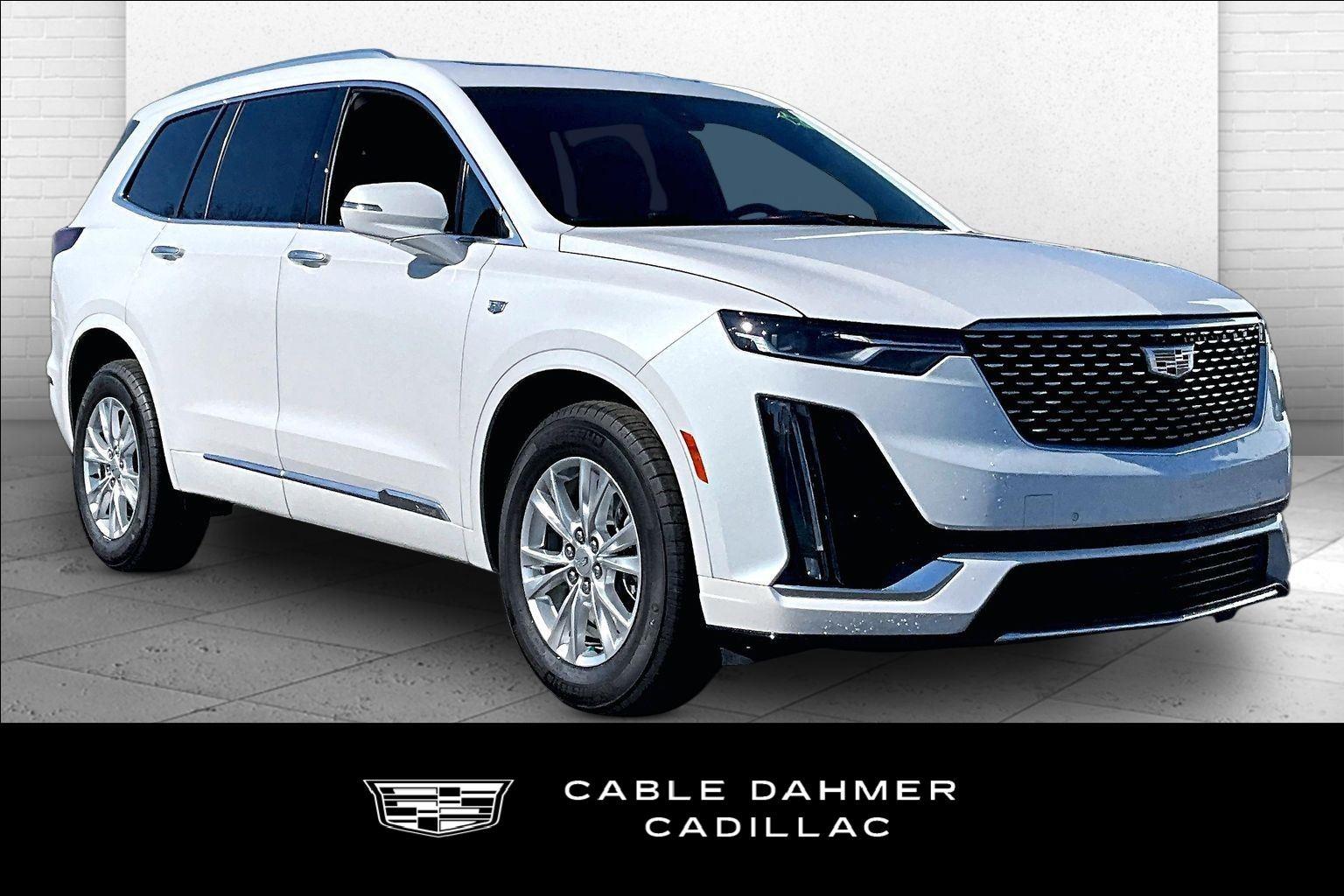 Crystal White Tricoat 2025 Cadillac XT6 Luxury AWD SUV / Crossover Four-Wheel Drive 9-Speed Automatic