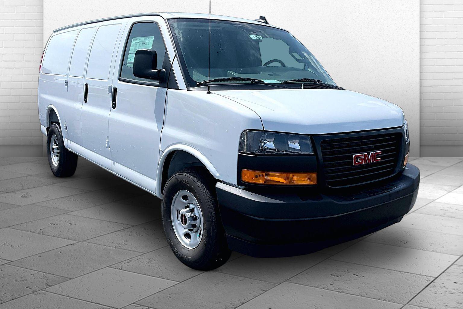 Summit White 2025 GMC Savana Cargo Van Rear-Wheel Drive 8-Speed Automatic
