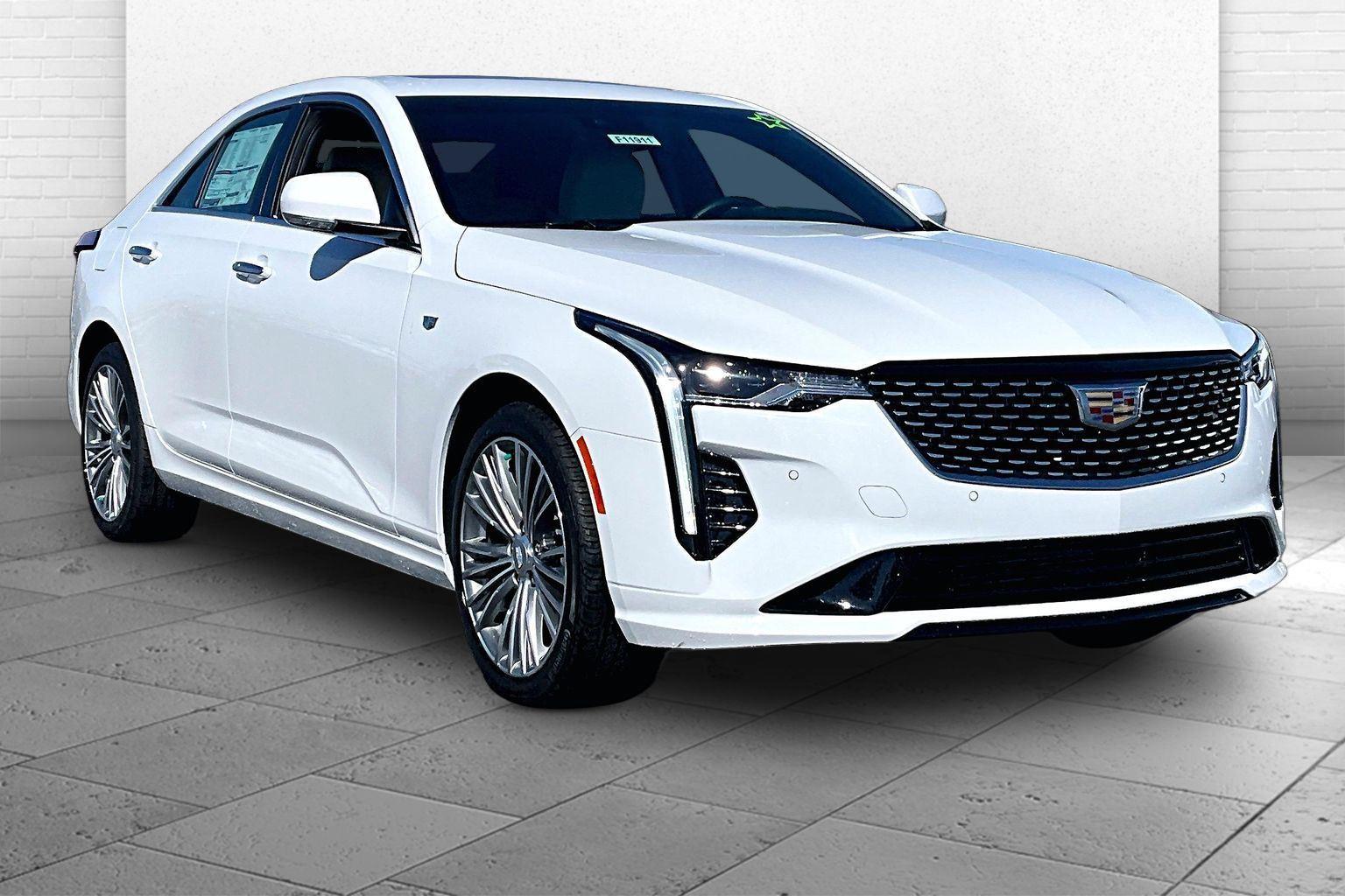 Summit White 2025 Cadillac CT4 Sedan All-Wheel Drive 8-Speed Automatic