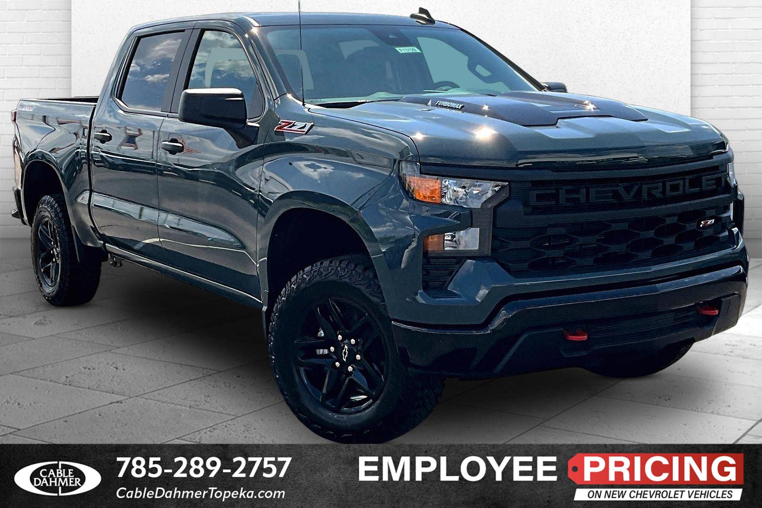 Cypress Gray 2026 Chevrolet Silverado 1500 Pickup Truck Four-Wheel Drive 8-Speed Automatic
