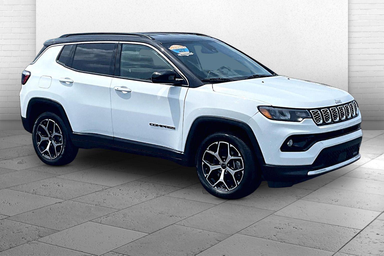 Bright White Clearcoat 2025 Jeep Compass SUV / Crossover Four-Wheel Drive 8-Speed Automatic