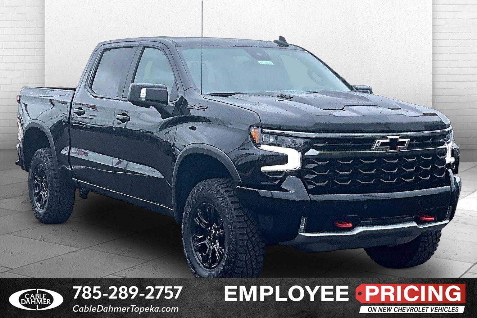 Black 2026 Chevrolet Silverado 1500 Pickup Truck Four-Wheel Drive Automatic