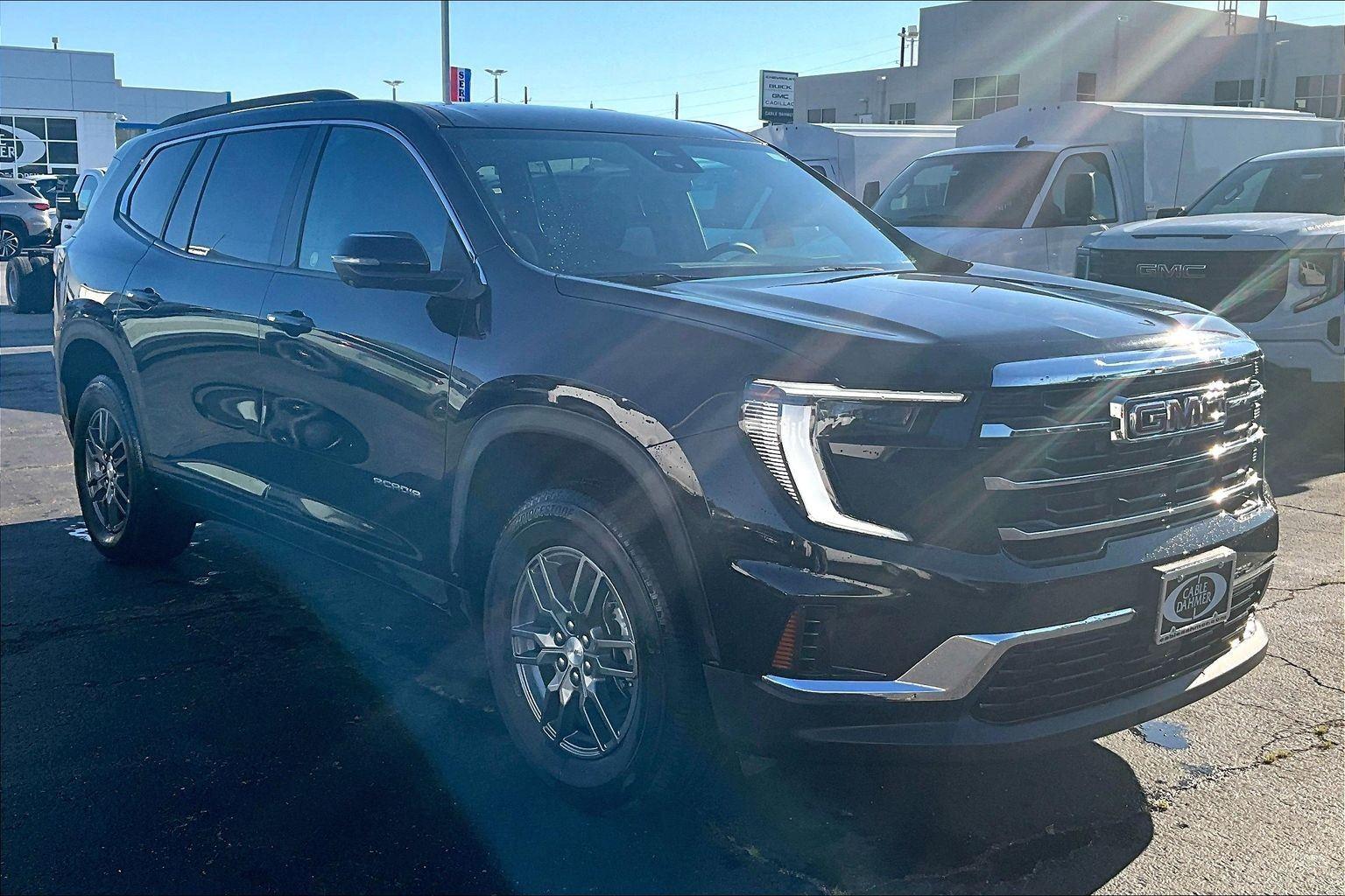 Black (Ebony Twilight Metallic) 2025 GMC Acadia SUV / Crossover Four-Wheel Drive 8-Speed Automatic