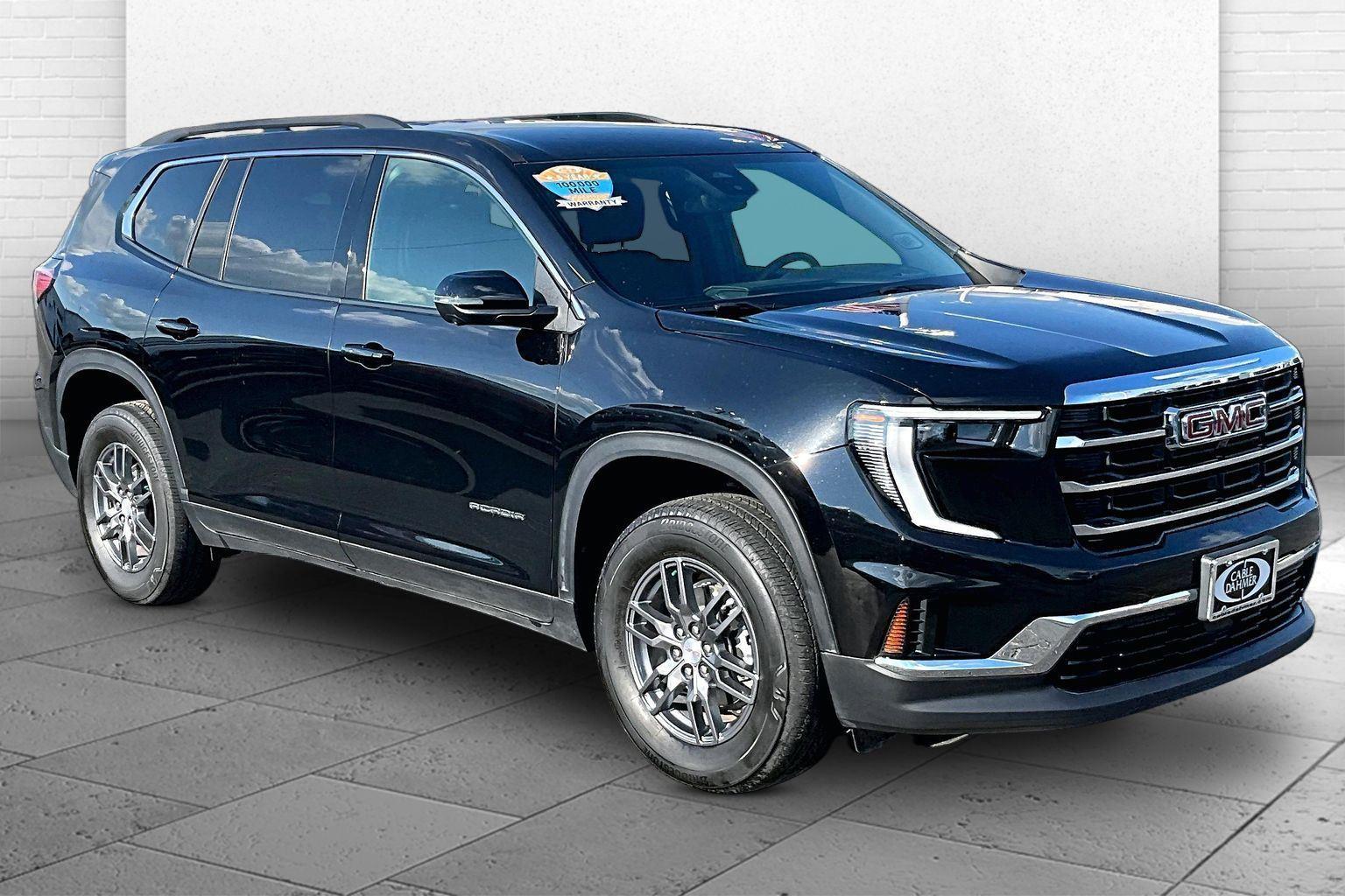 Black (Ebony Twilight Metallic) 2025 GMC Acadia SUV / Crossover Four-Wheel Drive 8-Speed Automatic